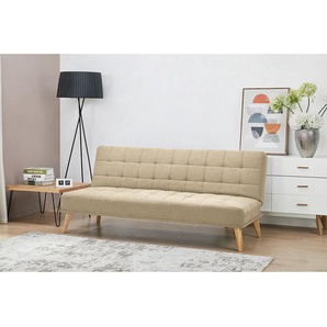 Schlafsofa Caribe Beige Filz Blix 180 x 81 x 86cm Skandi