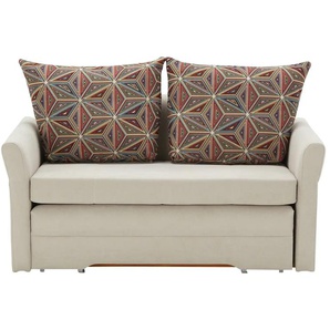 Schlafsofa  City ¦ beige ¦ Maße (cm): B: 146 H: 91 T: 95.0