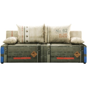 Schlafsofa  Denny Premium ¦ grau ¦ Maße (cm): B: 91 H: 88 T: 193