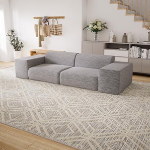 Schlafsofa Granitweiß - Elegantes, gemütliches Bettsofa: Hochwertige Qualität, einzigartiges Design - 294 x 72 x 107 cm, konfigurierbar