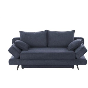 Schlafsofa Henny de Luxe | blau | 206 cm | 91 cm | cm 110,0 |