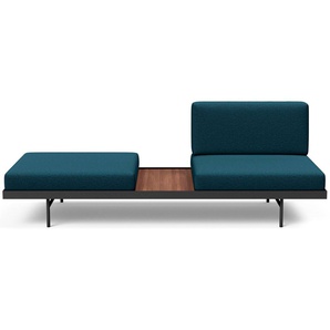 Schlafsofa INNOVATION LIVING ™ Sofas Gr. B/H/T: 195 cm x 69 cm x 80 cm, Polyester, blau (navy blue) Einzelsofas nachhaltige Alternative, einfaches ruhiges Design