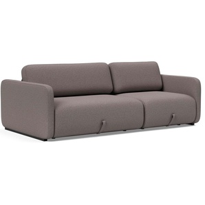Schlafsofa INNOVATION LIVING ™ Sofas Gr. B/H/T: 218 cm x 79 cm x 120 cm, Polyester, grau (grey) Einzelsofas