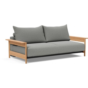 Schlafsofa INNOVATION LIVING ™ Sofas Gr. B/H/T: 230 cm x 80 cm x 118 cm, Polyester, grau (ash grey) Einzelsofas