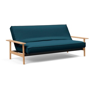 Schlafsofa INNOVATION LIVING ™ Sofas Gr. B/H/T: 230 cm x 92 cm x 100 cm, Polyester, blau (navy blue) Einzelsofas Rückenlehne 3-fach verstellbar