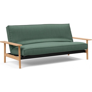 Schlafsofa INNOVATION LIVING ™ Sofas Gr. B/H/T: 230 cm x 92 cm x 100 cm, Polyester, grün (green) Einzelsofas