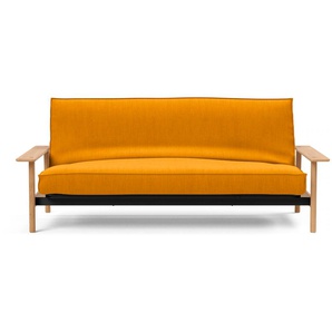 Schlafsofa INNOVATION LIVING ™ Sofas Gr. B/H/T: 230 cm x 92 cm x 100 cm, Polyester, orange (burned curry) Einzelsofas