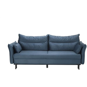 Schlafsofa  Isolde ¦ blau ¦ Maße (cm): B: 220 H: 94 T: 103.0