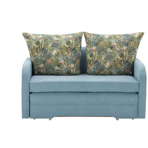 Schlafsofa Iwo | blau | 136 cm | 84 cm | cm 94,0 |