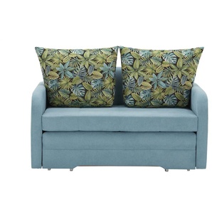 Schlafsofa Iwo | blau | 136 cm | 84 cm | cm 94,0 |