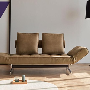 Schlafsofa Judy, braun, 80x210 cm