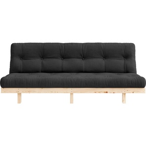 Schlafsofa KARUP DESIGN Lean Sofas Gr. B/H/T: 190 cm x 73 cm x 99 cm, Baumwollmi, grau (dunkelgrau) Einzelsofas