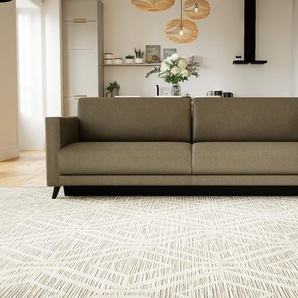 Schlafsofa Kiesgrau - Elegantes, gemütliches Bettsofa: Hochwertige Qualität, einzigartiges Design - 225 x 75 x 98 cm, konfigurierbar