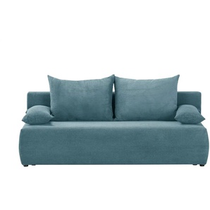 Schlafsofa Libia - türkis/petrol - Materialmix - 200 cm - 90 cm - cm 91,0 | Möbel Kraft