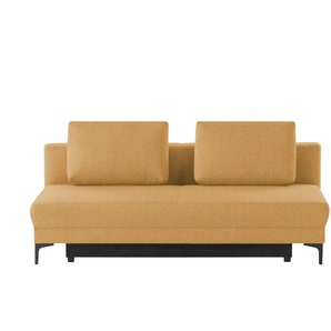 Schlafsofa mit Schlaffunktion Genua - orange - Materialmix - 205 cm - 89 cm - cm 104,0 | Möbel Kraft