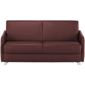 Schlafsofa  München ¦ rot ¦ Maße (cm): B: 177 H: 84 T: 100.0