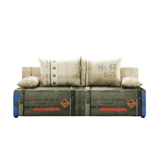 Schlafsofa Mural Military | mehrfarbig | 91 cm | 88 cm | cm 193,0 |