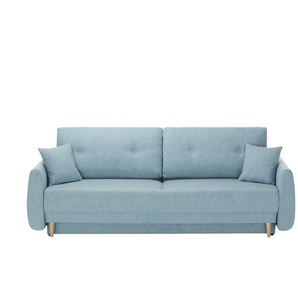 Schlafsofa  Nord ¦ türkis/petrol ¦ Maße (cm): B: 220 H: 90 T: 90