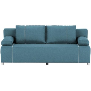 Schlafsofa  Pat ¦ blau ¦ Maße (cm): B: 193 H: 83 T: 90.0