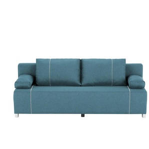 Schlafsofa  Pat ¦ blau ¦ Maße (cm): B: 193 H: 83 T: 90.0