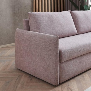 Schlafsofa Pisa, rosa, 170 x 200 cm