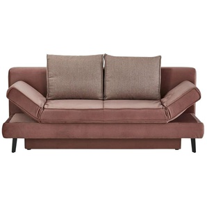 Schlafsofa  Sidney ¦ rot ¦ Maße (cm): B: 200 H: 85 T: 90.0