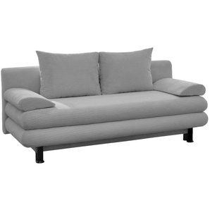 Schlafsofa SO 240 Bern, silber, 140 x 190 cm