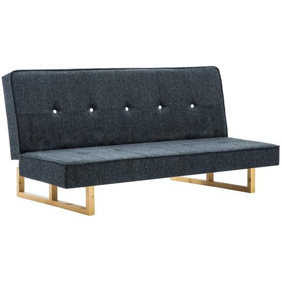 Schlafsofa Stoff Dunkelgrau