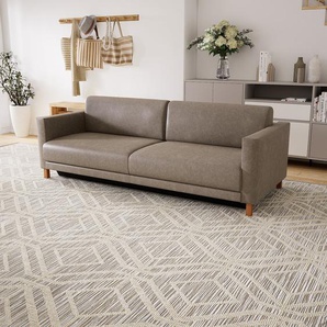 Schlafsofa Taupebeige - Elegantes, gemütliches Bettsofa: Hochwertige Qualität, einzigartiges Design - 224 x 75 x 98 cm, konfigurierbar