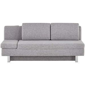 Schlafsofa mit Armteilverstellung Tino ¦ grau ¦ Maße (cm): B: 200 H: 90 T: 97