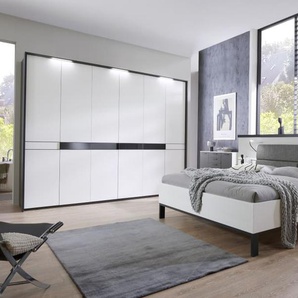 Schlafzimmer Bilbao, Lack basalt/ Lack weiß