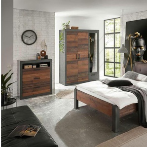 Schlafzimmer - braun - Materialmix - 150 cm - 62 cm | Möbel Kraft