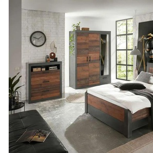 Schlafzimmer - braun - Materialmix - 150 cm - 62 cm | Möbel Kraft