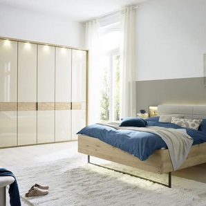 Schlafzimmer San Francisco, Bianco-Eiche teilmassiv/champagner