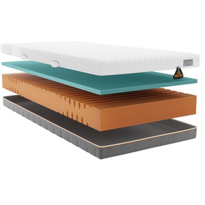 Schlaraffia Gelschaummatratze »GELTEX® Quantum Touch Next 200, Schlaraffia, 20 cm hoch«, 20 cm hoch, Raumgewicht: 45 kg/m³, (1 St.), Bezug bis 60°C Maschinenwäsche
