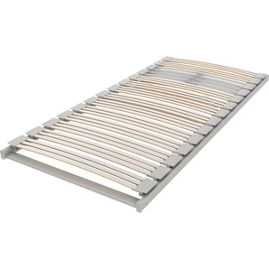 Lattenrost SCHLARAFFIA ComFEEL 40 Plus NV Lattenroste Manuell Gr. B/L: 90 cm x 210 cm, 120 kg, grau (foliert) Lattenroste 90x210 cm Lattenrost 5 Ergonomie- Zonen mit integrierter Ergo Guide Technologie
