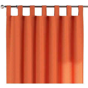 Schlaufenschal Orange Im 2er Pack Gardine Vorhang Fertiggardine 
