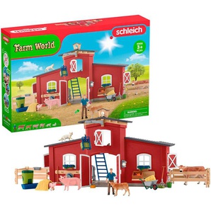 Schleich® Spielwelt FARM WORLD, Große Farm rot (42606), Made in Europe