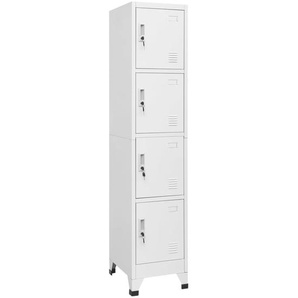Schließfachschrank mit 4 Fächern 38x45x180 cm