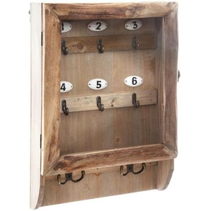 Schlüsselkasten - Glas und Holz 26 × 38 cm - Atmosphera créateur dintérieur