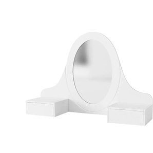 Schminktisch-Aufsatz - weiß - Materialmix - 89 cm - 59 cm - cm 59,0 | Möbel Kraft