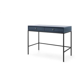 Schminktisch - blau - Materialmix - 103,5 cm - 77,6 cm | Möbel Kraft