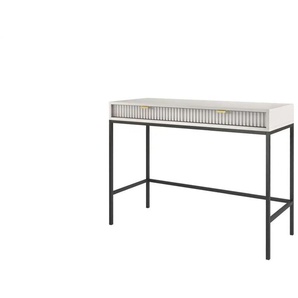 Selsey Schminktisch - grau - Materialmix - 104 cm - 77 cm | Möbel Kraft