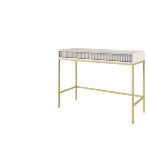 Schminktisch - grau - Materialmix - 104 cm - 78 cm | Möbel Kraft