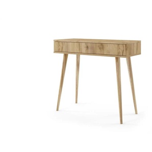 Schminktisch - holzfarben - Materialmix - 90 cm - 80 cm | Möbel Kraft