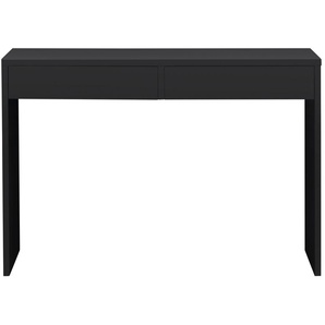 Schminktisch INOSIGN Astral Tische Gr. B/H/T: 115 cm x 78 cm x 40 cm, schwarz (schwarz, schwarz, schwarz) Frisiertisch Tisch mit zwei Schubkasten, einer Arbeitshöhe von 78 cm, Breite 115 cm