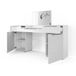 Schminktisch Lilli, Weiß, 190 cm, Vicco