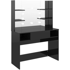 Schminktisch mit LED-Beleuchtung 100x40x135 cm MDF
