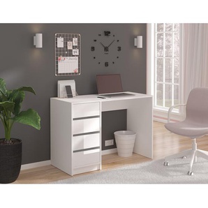 Schminktisch Pemberton 110 x 75 x 48cm Weiß