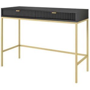 Selsey Schminktisch  Vellore ¦ schwarz ¦ Maße (cm): B: 104 H: 77
